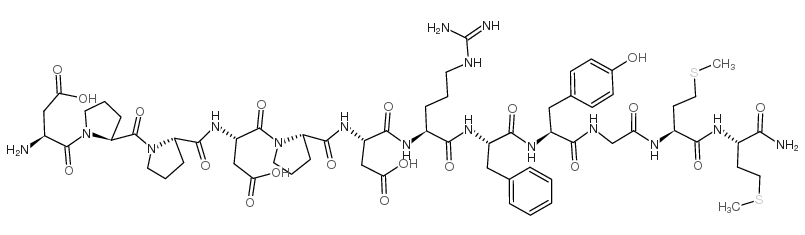 ASP-PRO-PRO-ASP-PRO-ASP-ARG-PHE-TYR-GLY-MET-MET-NH2结构式