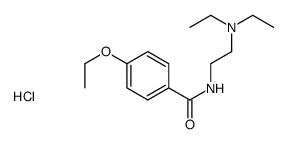 N-[2-(diethylamino)ethyl]-4-ethoxybenzamide monohydrochloride结构式