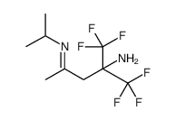 2-Pentanamine, 1,1,1-trifluoro-4-[(1-methylethyl)imino]-2-(trifluoromethyl)结构式