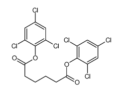 bis(2,4,6-trichlorophenyl) hexanedioate结构式