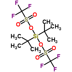 di-tert-butylsilyl bis(trifluoromethanesulfonate) structure