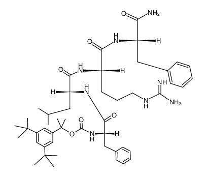 t-Bumeoc-L-Phe-D-Leu-L-Arg-L-Phe-NH2 Structure