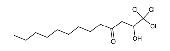 1,1,1-trichloro-2-hydroxy-tridecan-4-one Structure