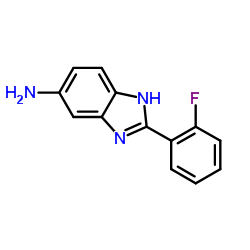 2-(2-Fluorophenyl)-1H-benzimidazol-5-amine Structure