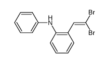 [2-(2,2-dibromovinyl)phenyl]phenylamine结构式