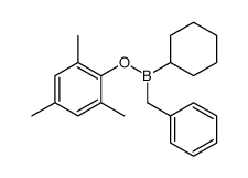 benzyl-cyclohexyl-(2,4,6-trimethylphenoxy)borane Structure