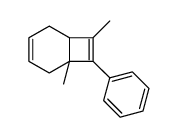 (1S,6S)-6,8-dimethyl-7-phenylbicyclo[4.2.0]octa-3,7-diene结构式