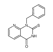 1-Benzyl-2-thioxo-2,3-dihydro-1H-pyrido[2,3-d]pyrimidin-4-one Structure