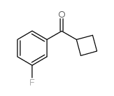 CYCLOBUTYL 3-FLUOROPHENYL KETONE结构式