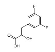 3-(3,5-difluorophenyl)-2-hydroxyprop-2-enoic acid结构式