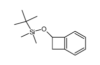 7-(t-butyldimethylsilyloxy)bicyclo[4.2.0]octa-1,3,5-triene结构式