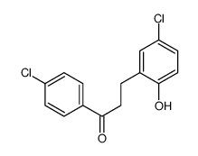 3-(5-chloro-2-hydroxyphenyl)-1-(4-chlorophenyl)propan-1-one结构式