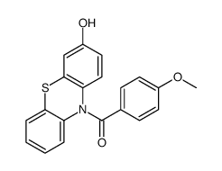 (3-hydroxyphenothiazin-10-yl)-(4-methoxyphenyl)methanone Structure