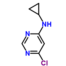 4-Chloro-6-Cyclopropylaminopyrimidine Structure