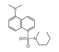 N-butyl-5-(dimethylamino)-N-methylnaphthalene-1-sulfonamide Structure