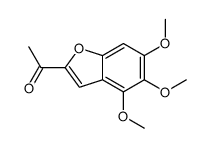 1-(4,5,6-trimethoxy-1-benzofuran-2-yl)ethanone Structure