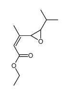 (Z)-4,5-Epoxy-3,6-dimethyl-2-heptansaeure-ethylester Structure