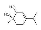 (1R,2R)-p-menth-3-ene-1,2-diol Structure