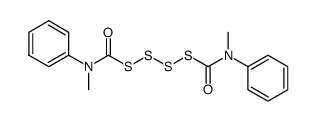 bis(methylphenylcarbamoyl)tetrasulfane结构式