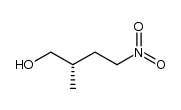 (2S)-methyl-4-nitrobutan-1-ol结构式