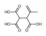 3-methyl-but-3-ene-1,1,2-tricarboxylic acid Structure