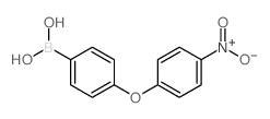 (4-(4-NITROPHENOXY)PHENYL)BORONIC ACID Structure