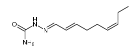 nona-2t,6c-dienal semicarbazone Structure