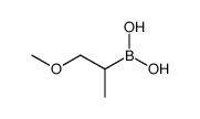 1-methoxypropan-2-ylboronic acid Structure