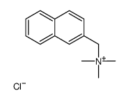 trimethyl(naphthalen-2-ylmethyl)azanium,chloride Structure