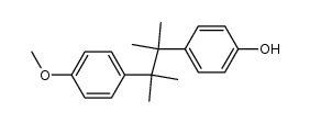 2-(p-anisyl)-3-(p-hydroxyphenyl)-2,3-dimethylbutane Structure