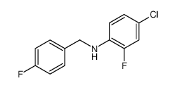 4-Chloro-2-fluoro-N-(4-fluorobenzyl)aniline picture