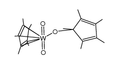 (η5-C5Me5)W(O)2(OC5Me5) Structure