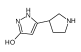 5-[(3R)-pyrrolidin-3-yl]-1,2-dihydropyrazol-3-one Structure