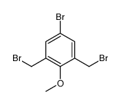 5-bromo-1,3-bis(bromomethyl)-2-methoxybenzene Structure