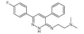 N-[6-(4-fluorophenyl)-4-phenylpyridazin-3-yl]-N',N'-dimethylethane-1,2-diamine Structure