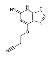 O(6)-(2-cyanoethyl)guanine结构式