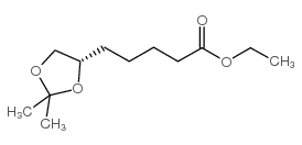 (S)-ETHYL 5-(2,2-DIMETHYL-1,3-DIOXOLAN-4-YL)PENTANOATE Structure