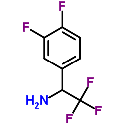 1-(3,4-Difluorophenyl)-2,2,2-trifluoroethanamine Structure