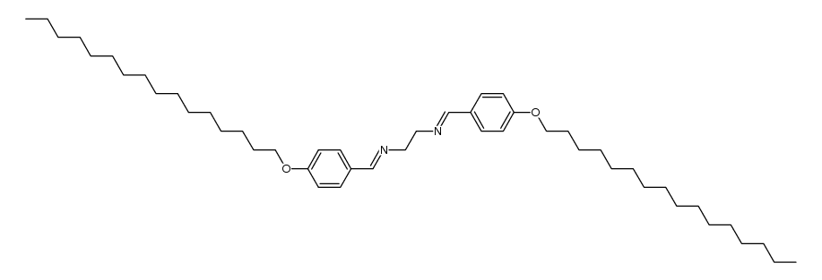 N1,N2-bis(4-(hexadecyloxy)benzylidene)ethane-1,2-diamine Structure