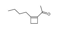 Ethanone, 1-(2-butyl-1-cyclobuten-1-yl)- (9CI)结构式