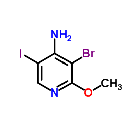 3-Bromo-5-iodo-2-methoxy-4-pyridinamine picture