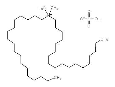 N,N-DIMETHYL-N,N-DISTEARYLAMMONIUM HYDROGEN SULFATE Structure