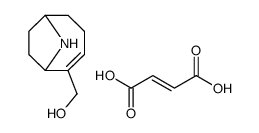 [(6R)-9-azabicyclo[4.2.1]non-4-en-5-yl]methanol,(E)-but-2-enedioic acid结构式