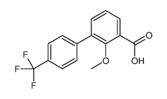 2-methoxy-3-[4-(trifluoromethyl)phenyl]benzoic acid Structure