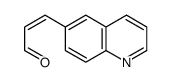 3-quinolin-6-ylprop-2-enal Structure