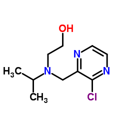 2-{[(3-Chloro-2-pyrazinyl)methyl](isopropyl)amino}ethanol结构式