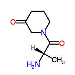1-Alanyl-3-piperidinone Structure
