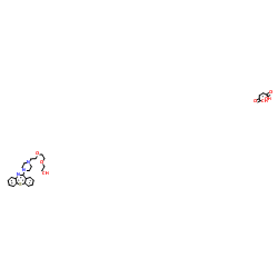 2-[2-[2-(4-二苯并[b,f][1,4]硫氮杂卓-11-基-1-哌嗪基)乙氧基]乙氧基]乙醇富马酸盐结构式