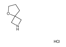 5-oxa-2-azaspiro[3.4]octane hydrochloride Structure