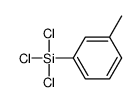 trichloro-(3-methylphenyl)silane结构式